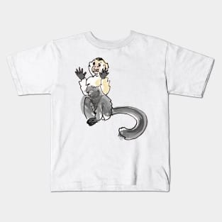 Capuchin Monkey 4 of 5 -- Hands Up Kids T-Shirt